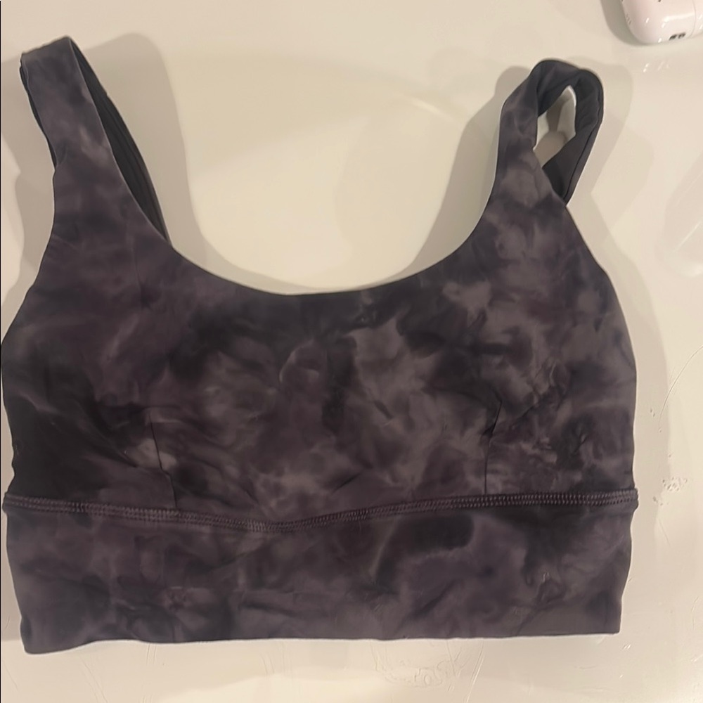 Lululemon Athletica Purple Tie-Dye Sports Bra